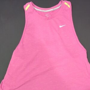 Nike Dri-FIT Pink Tank with Yellow Highlights